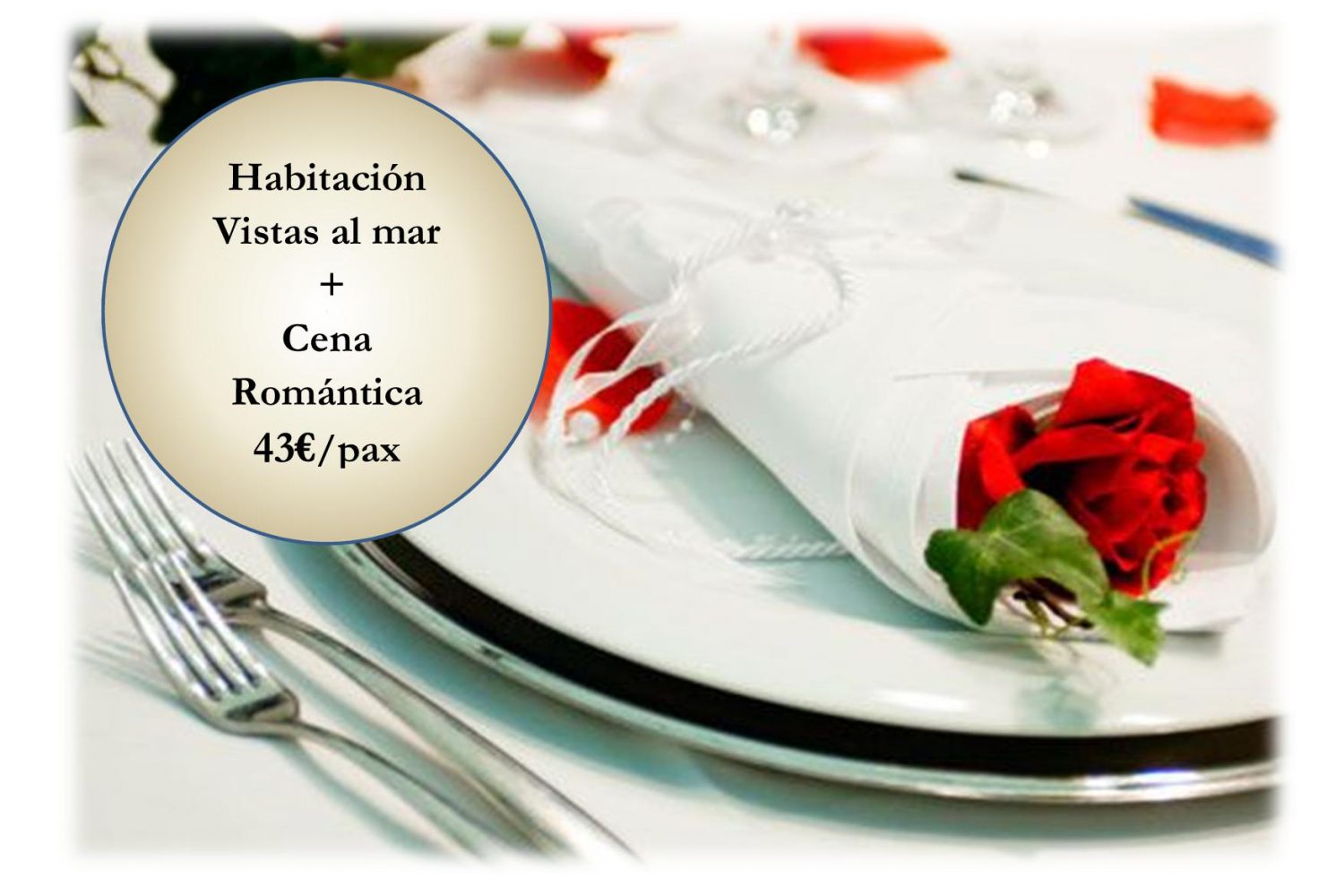 ESCAPADA CON CENA ROMANTICA
•	HABITACION DOBLE (planta alta, es decir con terraza, bajo disponibilidad)
•	DESAYUNO ( Horario: 09:30h – 11:30h, se sirve en el Restaurante Fidel situado encima del hotel)
•	DETALLE DE BIENVENIDA ( botella de albariño, bombones, aguas, invitación de una consumición por pax en el Restaurante Fidel)
•	SALIDA TARDIA ( bajo disponibilidad)
•	CENA ROMANTICA EN EL RESTAURANTE FIDEL*( HORARIO: 20:30H – 22:30H)
•	PRECIO DE MARTES A VIERNES: 40€/PAX
•	PRECIO PARA EL SABADO: 430€/PAX
•	NIÑOS DE 0 – 3 AÑOS: GRATUITOS ( compartiendo cena y habitación don los adultos)
•	NIÑOS DE 4 – 16 AÑOS: 15€ ( compartiendo habitación con dos adultos)
•	ADULTO: 25€ (compartiendo habitación con dos adultos)
*LA CENA CONSISTE EN:
	PRIMEROS PARA COMPARTIR:
Gambas a la plancha
Pimientos del piquillo rellenos de pescado y mariscos
Huevos rotos con pan de maíz y aceite de chorizo

	SEGUNDO A ELEGIR:
Croca de buey en tiras poco hechas con escamas de sal Maldon y patatas
Merluza a la cazuela
Tallarines marinera
	POSTRE CASERO
	PAN Y CAFE
	BEBIDAS NO INCLUIDAS

